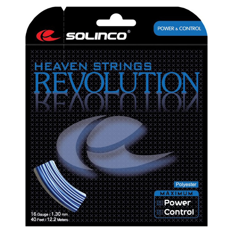 Solinco Tennis String Revolution (Durability+Power) blue 12m Set
