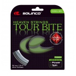 Solinco Tennis String Tour Bite Diamond Rough (Spin+Durability) silver 12m Set