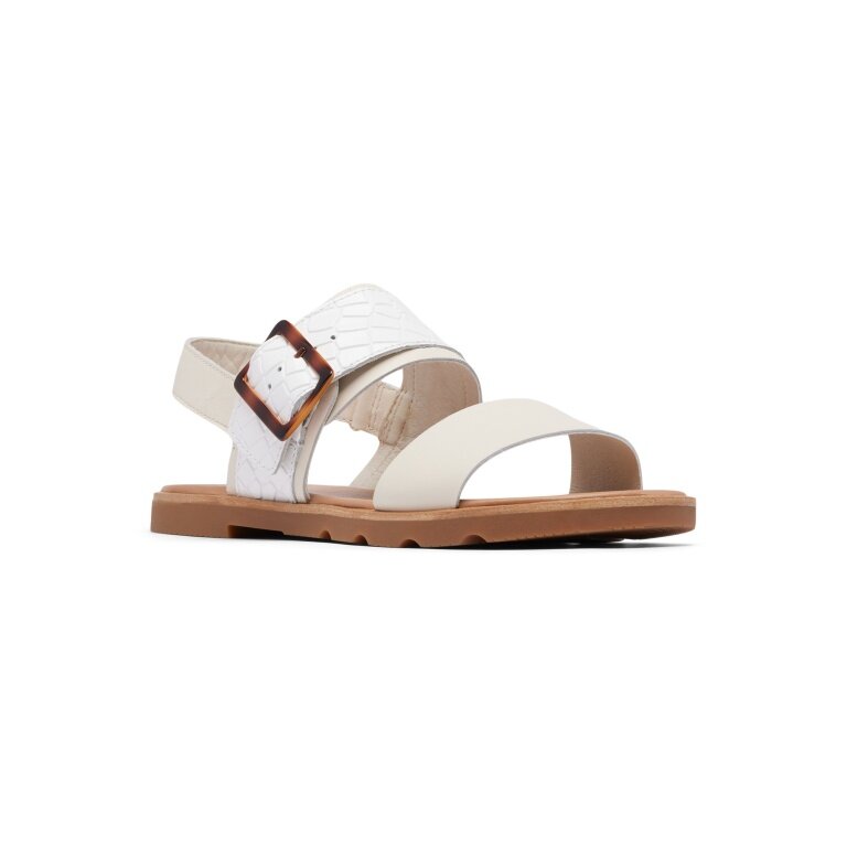 Sorel Sandal Ella III Slingback (Leather) chalk/gum ladies