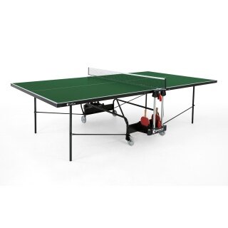 Sponeta Table Tennis Table Outdoor S1-72e (4mm Melamine Resin Top, Weatherproof, including Net) Green