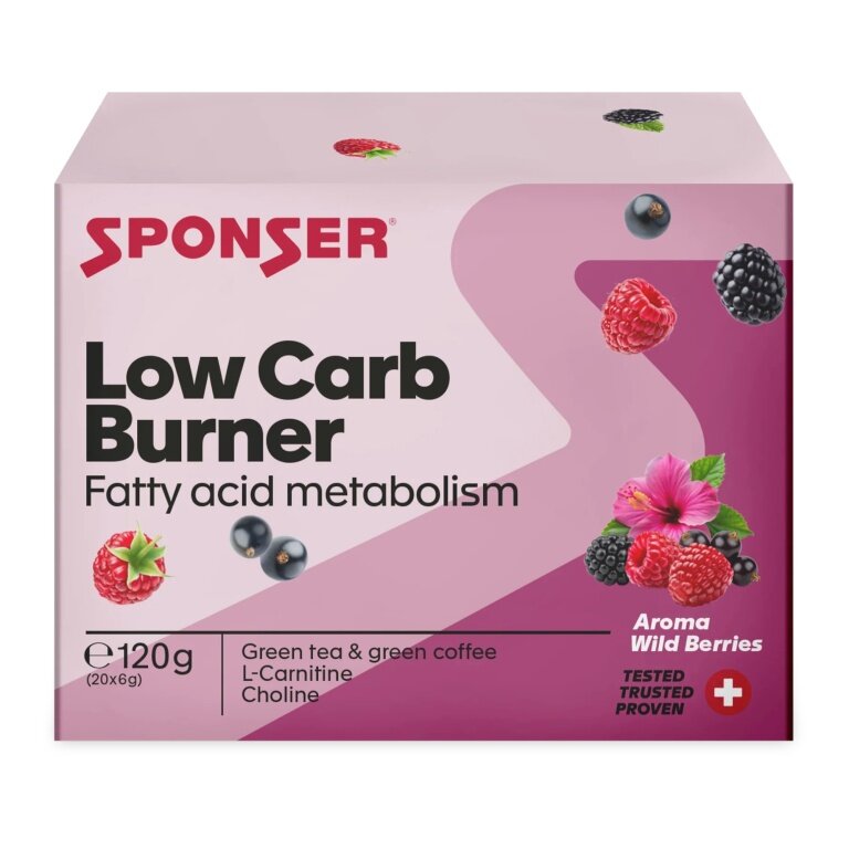 Sponser Low Carb Burner (Drink for Fat Metabolism Training) 20x6g Box