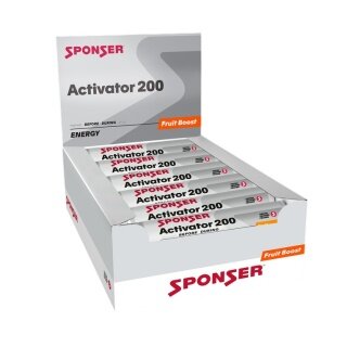 Sponser Activator 200 Ampoule (for attention and concentration, with 200mg caffeine) Fruits 30x25ml box