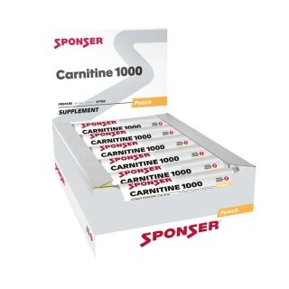 Sponser Carnitine 1000 Ampoule (supports fat metabolism & muscle function) 30x25ml Box