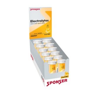 Sponser Electrolytes Fruit Mix (Zero-Carb Sports Drink with Electrolytes) 12x10 Tabs Box