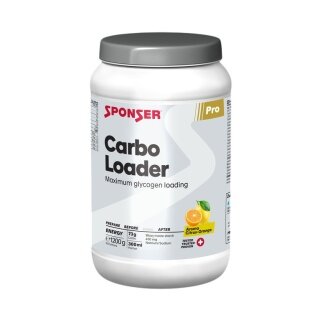 Sponser Energy Carbo Loader (Carbohydrate-Electrolyte Solution) Citrus/Orange 1200g Can