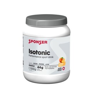 Sponser Energy Isotonic Sports Drink (isotonic thirst quencher with fruity flavour) Peach 1000g can