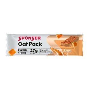 Sponser Energy Oat Pack (powerful energy from oats) Creamy Caramel 25x50g Box