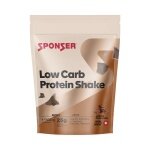 Sponser Low Carb Protein Shake (high-quality protein from whey, milk, and egg, 300mg L-Carnitine per serving) Chocolate 500g bag