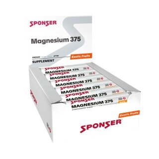 Sponser Magnesium 375 Ampoule (for muscle function, electrolyte balance and energy metabolism) 30x25ml Box