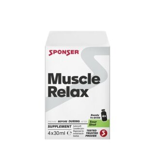 Sponser Muscle Relax (Cucumber Juice with Vinegar, Quinine and Ginger) 4x30ml Box