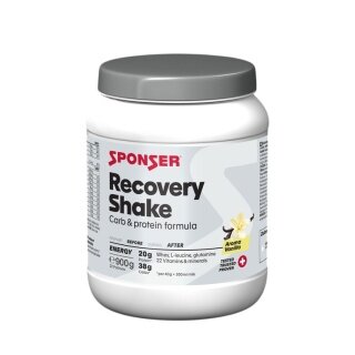 Sponser Recovery Shake (All in One - Carbohydrate-Protein Recovery Shake) Vanilla 900g Can