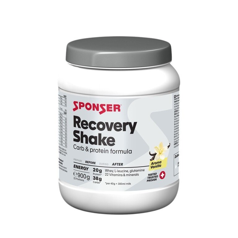 Sponser Recovery Shake (All in One - Carbohydrate-Protein Recovery Shake) Vanilla 900g Can
