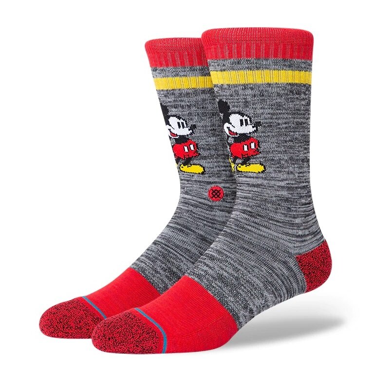 Stance Daily Sock Crew Vintage Disney 2020 Mickey Mouse grey/red - 1 Pair