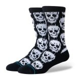 Stance Daily Sock Crew Static Skull (Skull) black - 1 pair