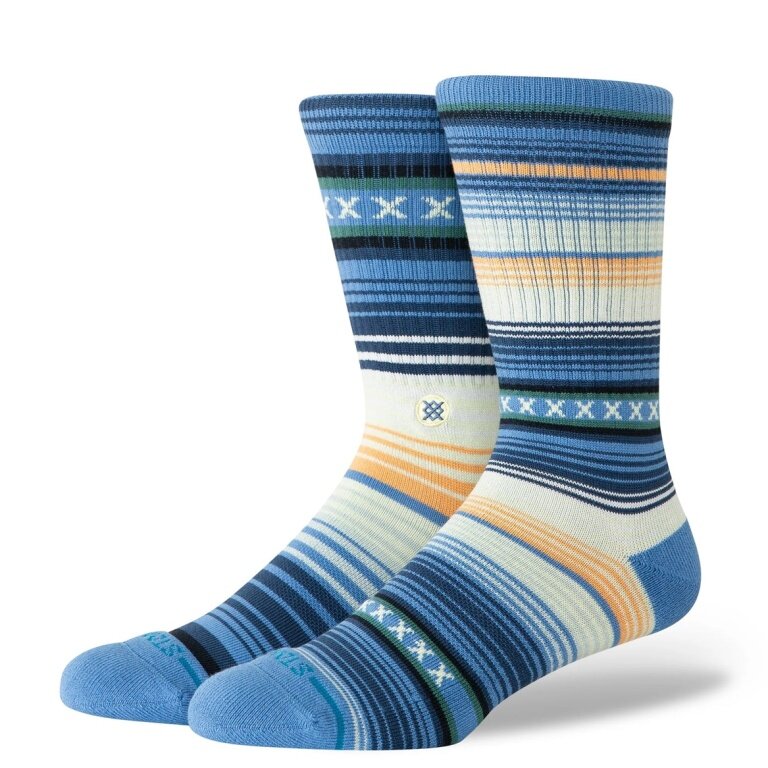 Stance Daily Sock Crew Curren Staple Capri Blue - 1 Pair