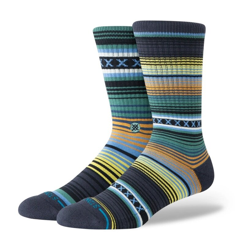 Stance Daily Sock Crew Curren Staple deep blue/orange - 1 pair
