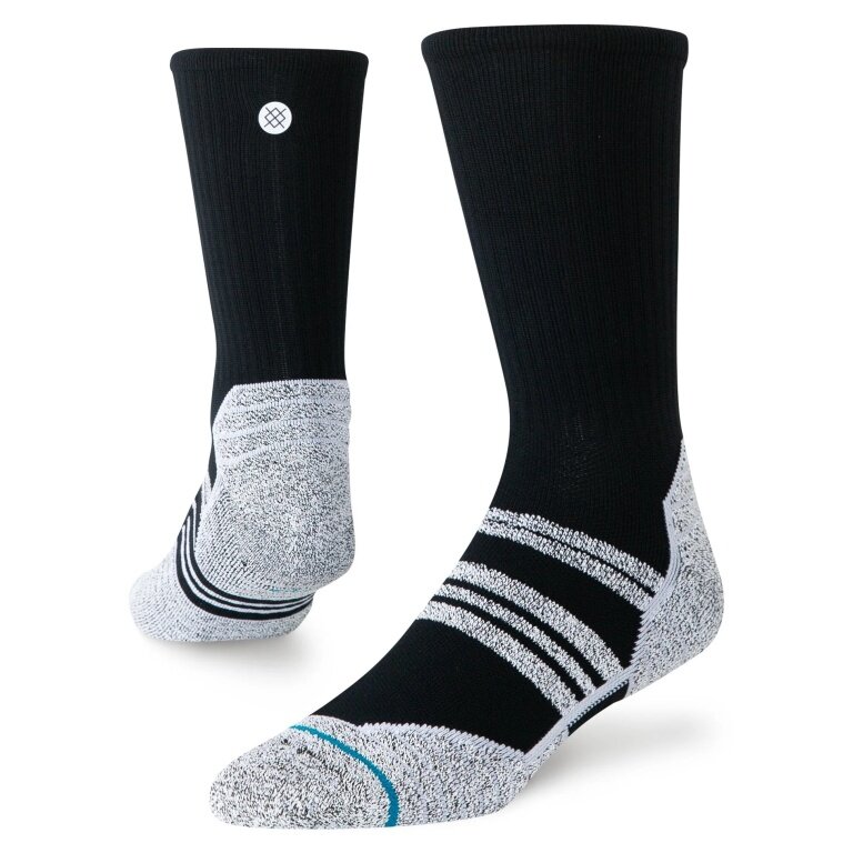 Stance Sports Sock Crew Fusion Grip Black - 1 Pair