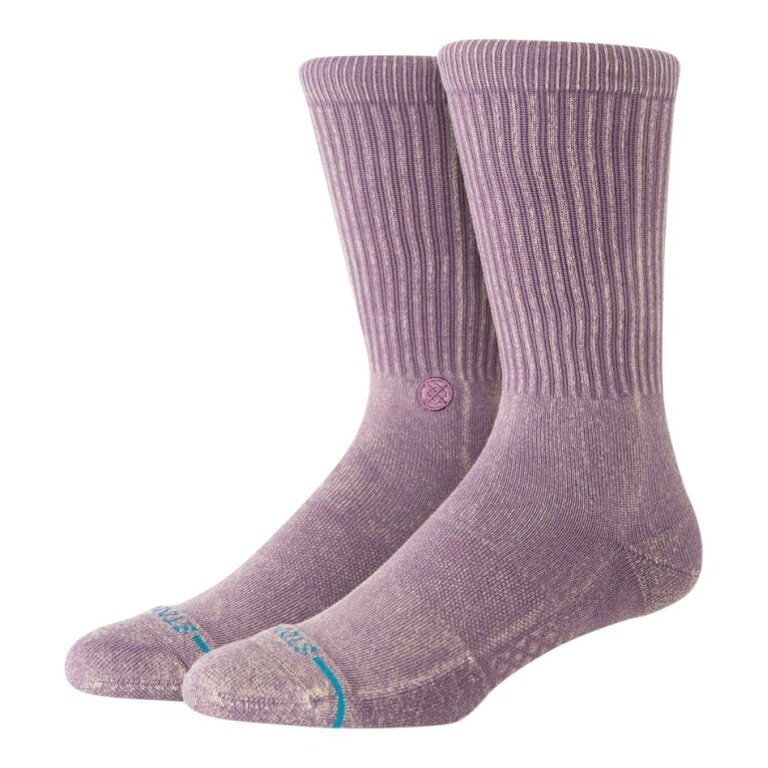 Stance Daily Sock Icon Dyed Crew plum - 1 pair
