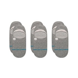 Stance Daily Socks No Show Icon grey - 3 pairs