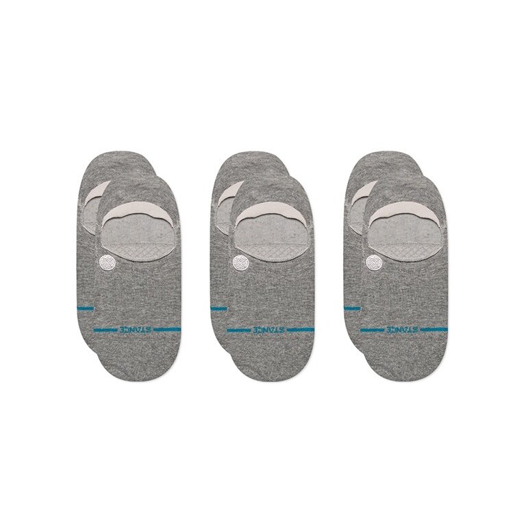 Stance Daily Socks No Show Icon grey - 3 pairs