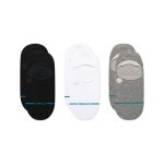 Stance Daily Socks No Show Icon black/white/grey - 3 pairs