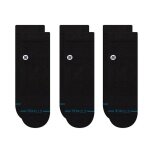 Stance Daily Sock Quarter Icon black - 3 pairs