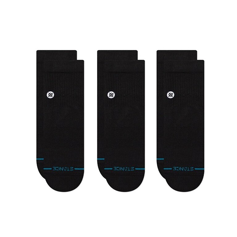 Stance Daily Sock Quarter Icon black - 3 pairs