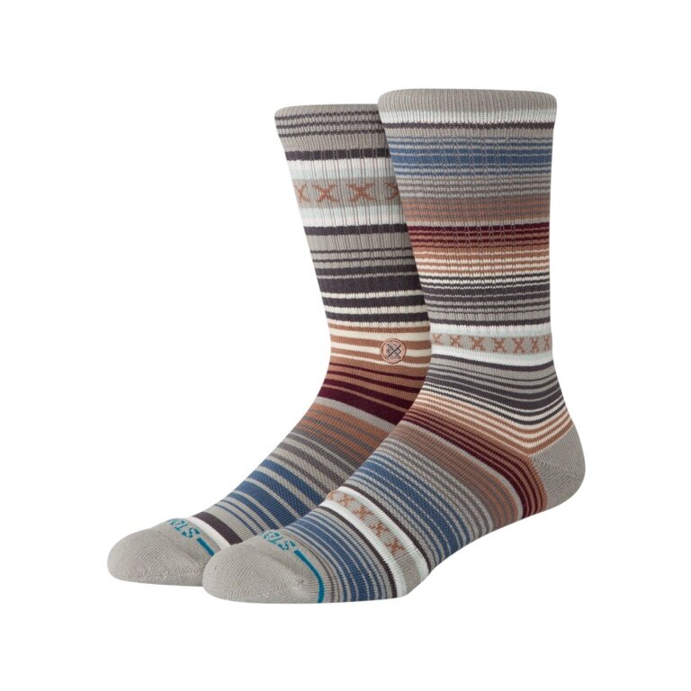 Stance Daily Sock Crew Curren Staple grey/multi - 1 Pair