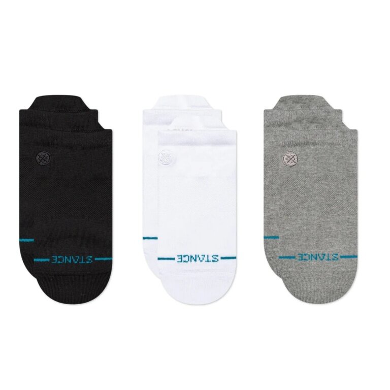 Stance Daily Sock Sneaker Low Tab Icon grey/white/black - 3 pairs