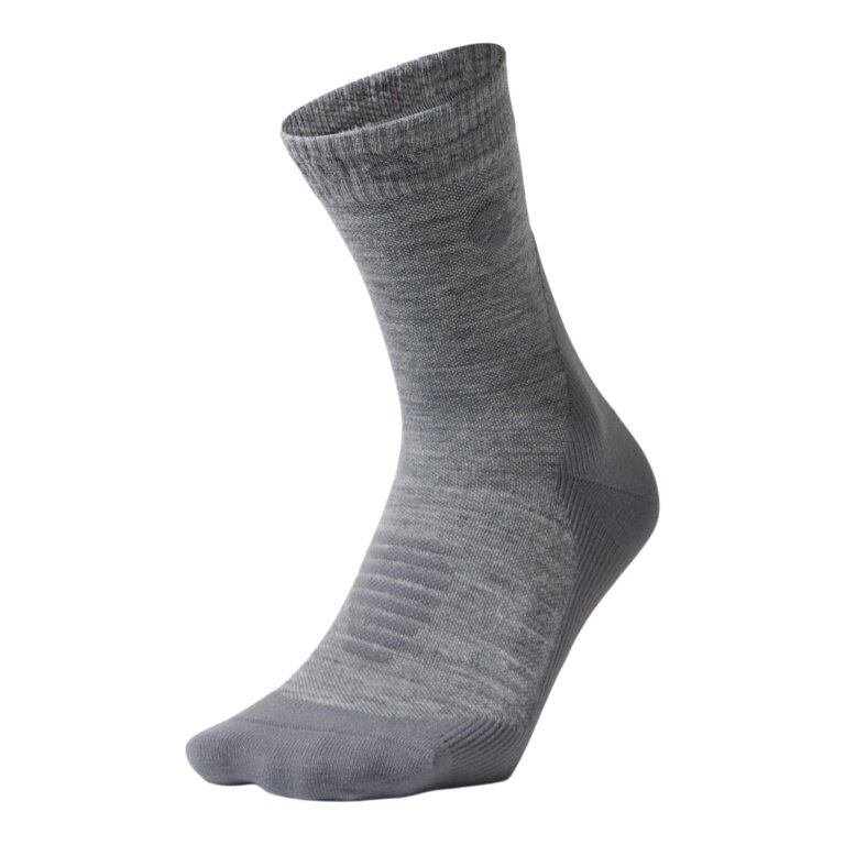 STOX Energy Socks Hiking Compression Merino Ankle Socks (targeted compression) grey men - 1 pair