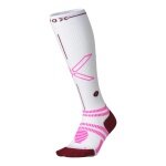 STOX Energy Socks Running Socks Compression (promotes circulation) white/burgundy ladies - 1 pair