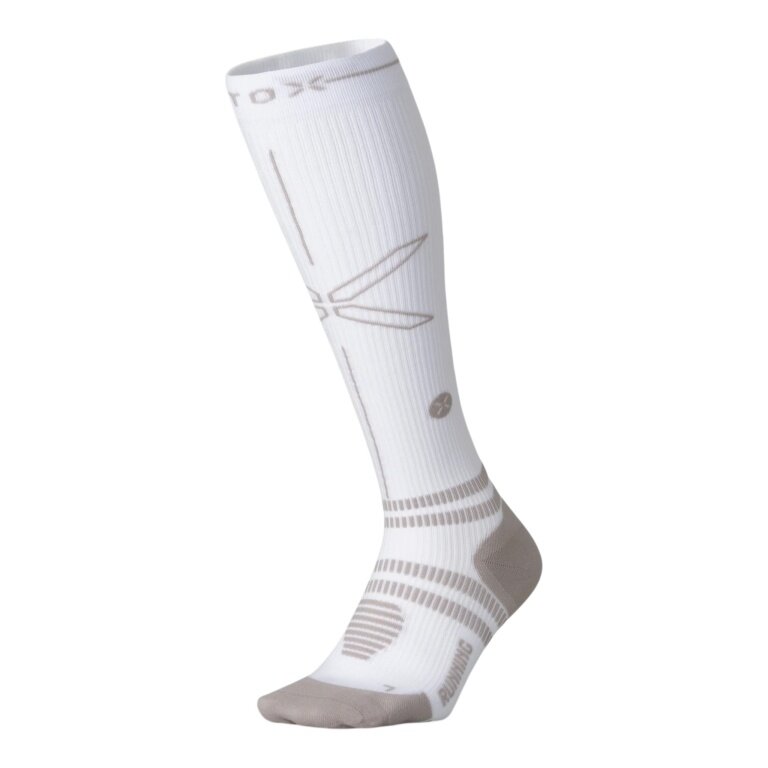 STOX Energy Socks Running Socks Compression (promotes circulation) white/grey ladies - 1 pair