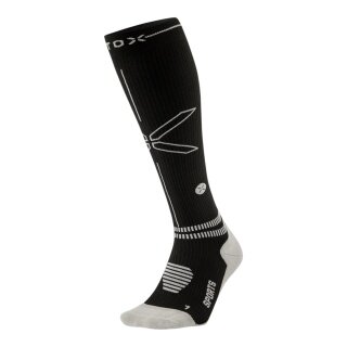 STOX Energy Socks Sports Socks Compression Sports Socks Calf (promotes circulation) black ladies - 1 pair