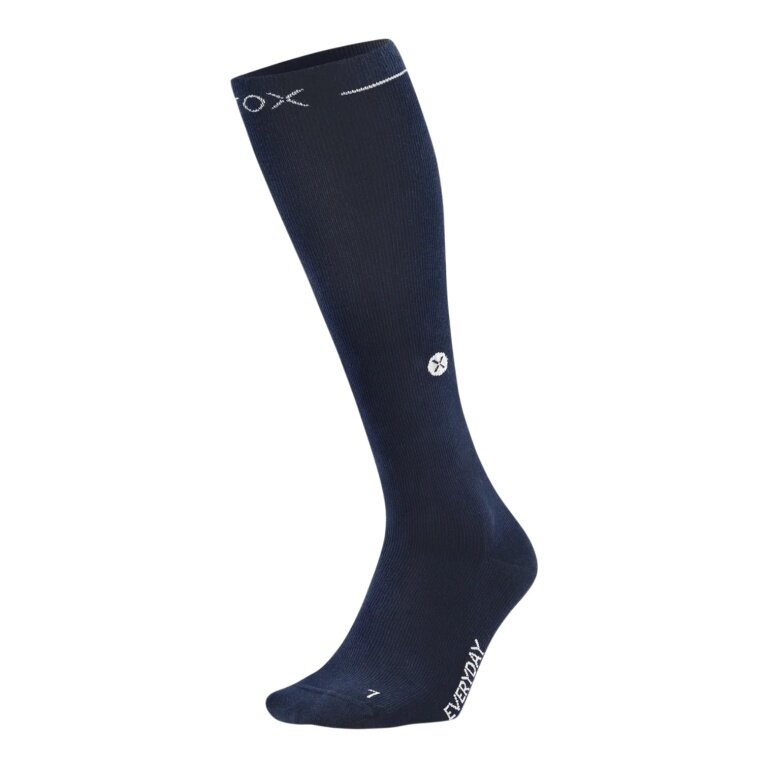 STOX Energy Socks Daily Socks Everyday Compression Socks for Daily Use (promotes circulation) navy blue Men's - 1 Pair