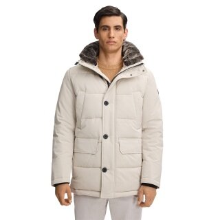 STRELLSON Winter Jacket Plaza 2.0 (Quilted Jacket, Wind and Waterproof) Cream White Men's