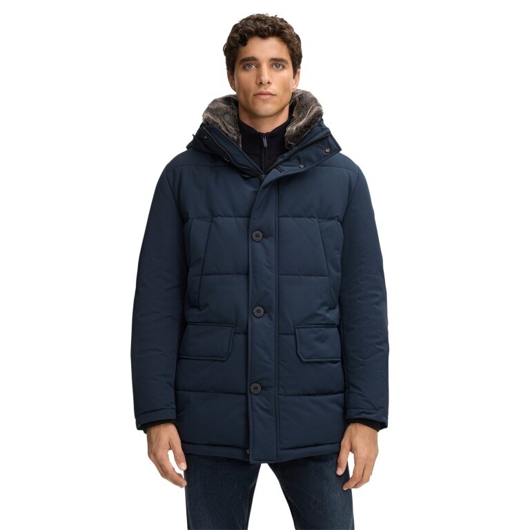 STRELLSON Winter Jacket Plaza 2.0 (Quilted Jacket, Wind and Waterproof) Dark Blue Men's