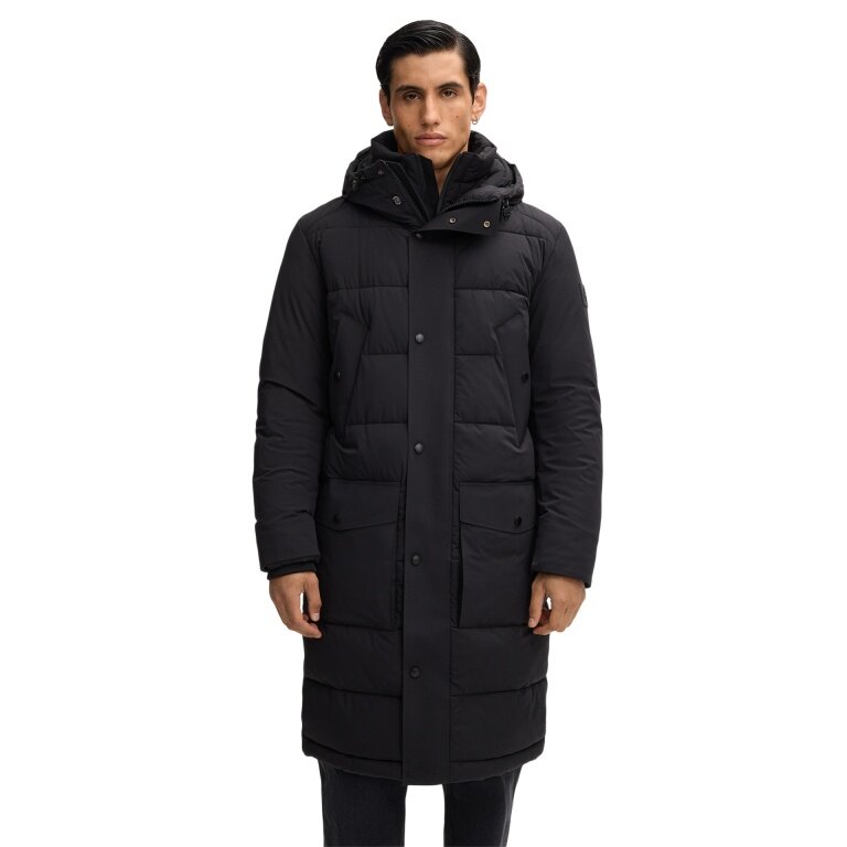 STRELLSON Winter Coat Crasher (Quilted Coat, wind and water repellent) black men's