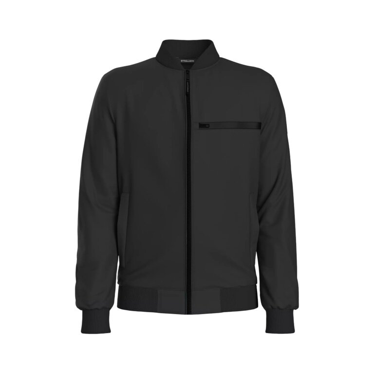STRELLSON Bomber Jacket Clearwater Flex (wind and waterproof) black men's