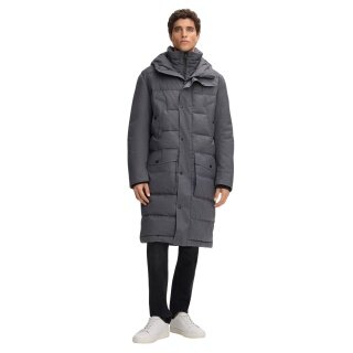 STRELLSON Winter Coat Crasher Fused (Quilted Coat, wind and water repellent) grey Men's