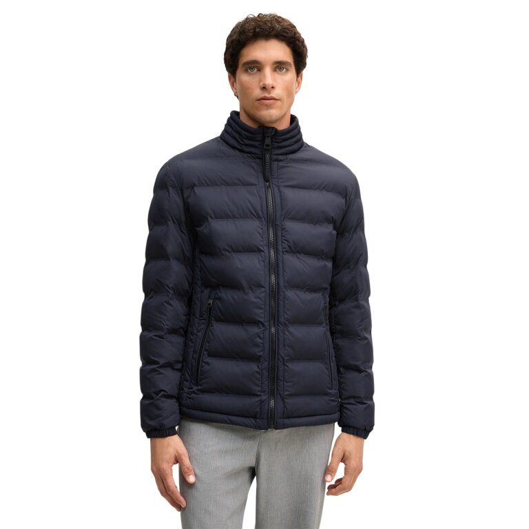 STRELLSON Quilted Jacket Comiso Fused (perfect thermal insulation, stand-up collar) dark blue men's