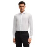 STRELLSON Long Sleeve Shirt Spike (Powerflex Quality) white men's