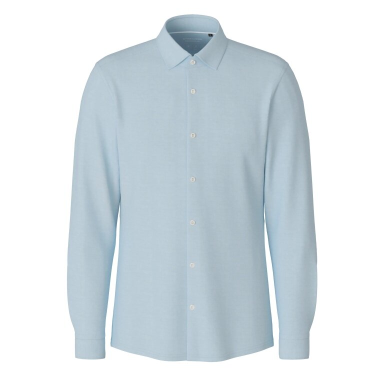 STRELLSON Long Sleeve Shirt Spike (Powerflex Quality) Light Blue Men's