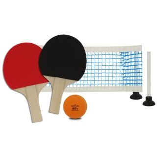 Sunflex Table Tennis Racket Set MINI (2 Mini Rackets, Net and Ball) - perfect for home/office