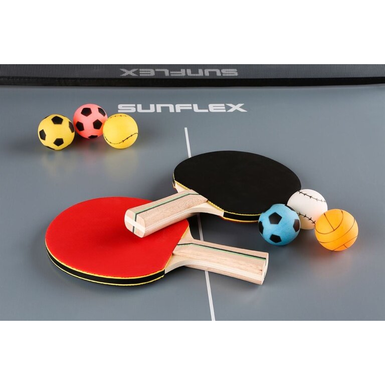Sunflex table tennis balls sport multicoloured - 6 pieces