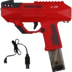 Sunflex Water Spray Gun Typhoon - electronic water spray gun 650ml with battery (approx. 20 min.) - red - 1 piece