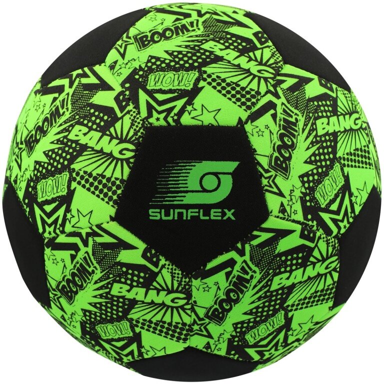 Sunflex Football Neoprene (Size 5) Funky Boom green - 1 ball