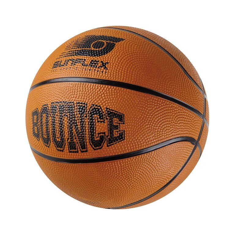 Sunflex Basketball Bounce (Size 7, with PVC Stitching) orange - 1 Ball