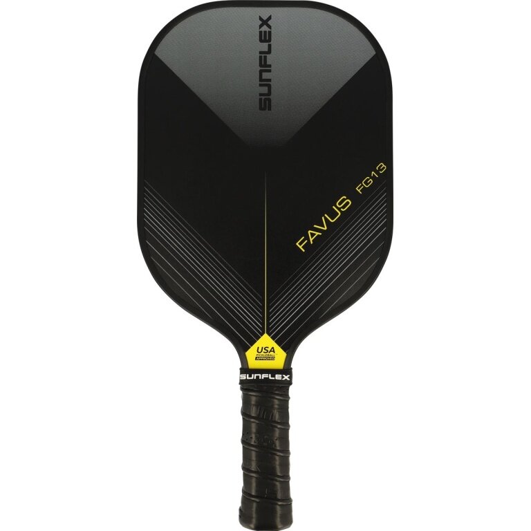 Sunflex Pickleball Racket Favus FG13 black/yellow