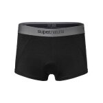 super natural Boxershort Bike Merino Unstoppable Padded (ergonomic seat pad) black Men