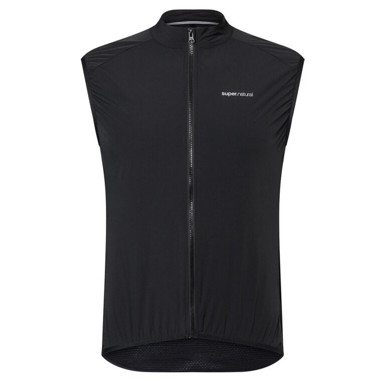 Super Natural Merino Unstoppable Gilet (Merino Functional Vest) Black Men